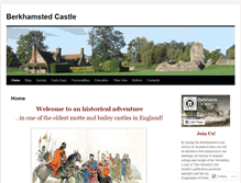 Tablet Screenshot of berkhamsted-castle.org.uk
